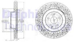 DELPHI Disc frana DELPHI BG9057 (BG9057) - automobilus