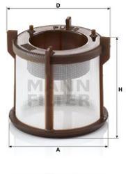 Mann-filter filtru combustibil MANN-FILTER PU 50 z (PU 50 z) - automobilus