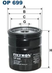 FILTRON Filtru ulei FILTRON OP 699 (OP 699) - automobilus