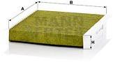 Mann-filter Filtru, aer habitaclu MANN-FILTER FreciousPlus FP 2040 (FP 2040)