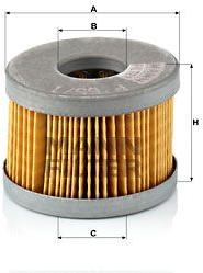 Mann-filter filtru combustibil MANN-FILTER P 65/1 x (P 65/1 x) - automobilus