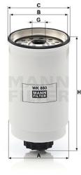 Mann-filter filtru combustibil MANN-FILTER WK 880 (WK 880) - automobilus