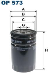 FILTRON Filtru ulei FILTRON OP 573 (OP 573) - automobilus