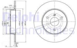 DELPHI Disc frana DELPHI BG3526 (BG3526) - automobilus