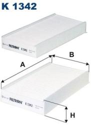 FILTRON Filtru, aer habitaclu FILTRON K 1342-2x (K 1342-2x)