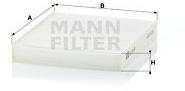 Mann-filter Filtru, aer habitaclu MANN-FILTER CU 19 001 (CU 19 001)