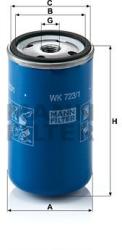 Mann-filter filtru combustibil MANN-FILTER WK 723/1 (WK 723/1) - automobilus