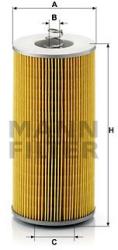 Mann-filter Filtru ulei MANN-FILTER H 12 110/3 (H 12 110/3) - automobilus