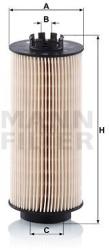Mann-filter filtru combustibil MANN-FILTER PU 10 022 z (PU 10 022 z) - automobilus