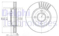 DELPHI Disc frana DELPHI BG2699 (BG2699) - automobilus
