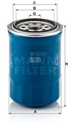 Mann-filter Filtru ulei MANN-FILTER W 830/3 (W 830/3) - automobilus