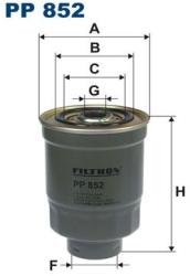 FILTRON filtru combustibil FILTRON PP 852 (PP 852) - automobilus