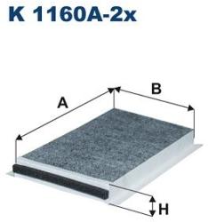 FILTRON Filtru, aer habitaclu FILTRON K 1160A-2x (K 1160A-2x)
