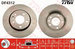 TRW Disc frana TRW DF4312 (DF4312) - automobilus