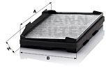 Mann-filter Filtru, aer habitaclu MANN-FILTER CUK 3220 (CUK 3220)