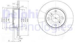 DELPHI Disc frana DELPHI BG3769 (BG3769) - automobilus