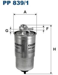 FILTRON filtru combustibil FILTRON PP 839/1 (PP 839/1) - automobilus