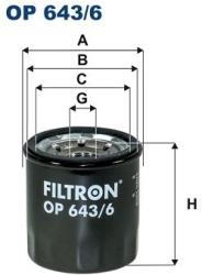 FILTRON Filtru ulei FILTRON OP 643/6 (OP 643/6) - automobilus