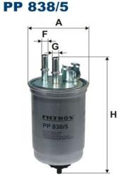 FILTRON filtru combustibil FILTRON PP 838/5 (PP 838/5) - automobilus