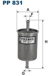 FILTRON filtru combustibil FILTRON PP 831 (PP 831) - automobilus