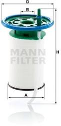 Mann-filter filtru combustibil MANN-FILTER PU 7015 (PU 7015) - automobilus