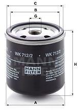 Mann-filter filtru combustibil MANN-FILTER WK 712/2 - automobilus