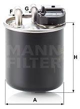 Mann-filter filtru combustibil MANN-FILTER WK 820/16 (WK 820/16) - automobilus