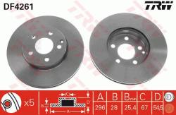 TRW Disc frana TRW DF4261 (DF4261) - automobilus
