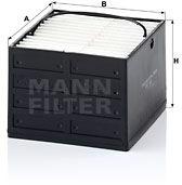 Mann-filter filtru combustibil MANN-FILTER PU 88 (PU 88) - automobilus