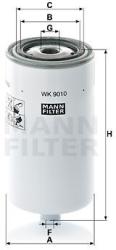 Mann-filter filtru combustibil MANN-FILTER WK 9010 - automobilus