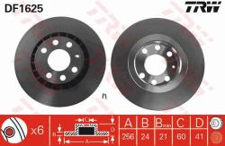 TRW Disc frana TRW DF1625 (DF1625) - automobilus