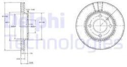 DELPHI Disc frana DELPHI BG2109 (BG2109) - automobilus