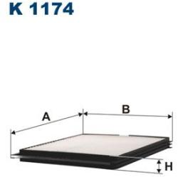 FILTRON Filtru, aer habitaclu FILTRON K 1174 - automobilus