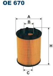 FILTRON Filtru ulei FILTRON OE 670 (OE 670) - automobilus