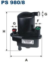 FILTRON filtru combustibil FILTRON PS 980/8 (PS 980/8) - automobilus