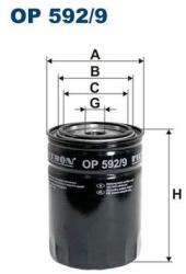 FILTRON Filtru ulei FILTRON OP 592/9 (OP 592/9) - automobilus