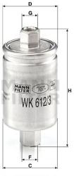 Mann-filter filtru combustibil MANN-FILTER WK 612/3 (WK 612/3) - automobilus