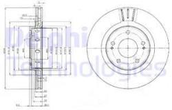 DELPHI Disc frana DELPHI BG4038C - automobilus