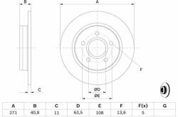 Bosch Disc frana BOSCH 0 986 479 763 (0 986 479 763) - automobilus