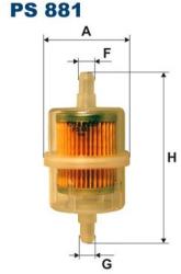 FILTRON filtru combustibil FILTRON PS 881 (PS 881) - automobilus
