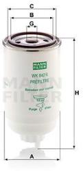 Mann-filter filtru combustibil MANN-FILTER WK 842/6 (WK 842/6) - automobilus