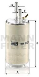 Mann-filter filtru combustibil MANN-FILTER WK 6004 (WK 6004) - automobilus