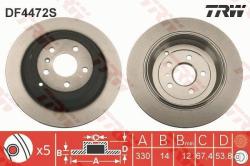TRW Disc frana TRW SINGLE DF4472S (DF4472S)