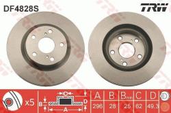 TRW Disc frana TRW SINGLE DF4828S (DF4828S)