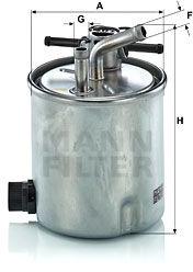 Mann-filter filtru combustibil MANN-FILTER WK 9067 - automobilus