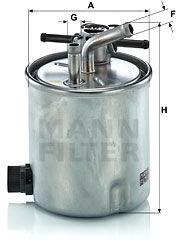 Mann-filter filtru combustibil MANN-FILTER WK 9067 (WK 9067) - automobilus