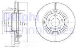 DELPHI Disc frana DELPHI BG3939 (BG3939) - automobilus