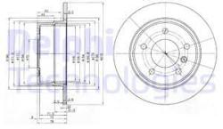DELPHI Disc frana DELPHI BG3040 (BG3040)
