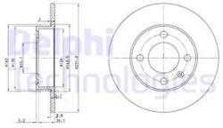 DELPHI Disc frana DELPHI BG3505 (BG3505) - automobilus