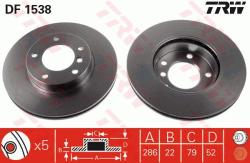 TRW Disc frana TRW DF1538 (DF1538)